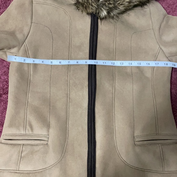 Suede with Polyester Fiber lining Jacket - Picture 6 of 8